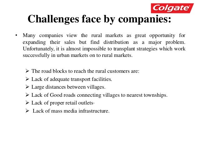 colgate growth strategy rural marketing strategies